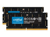 Crucial - DDR5 - sats - 64 GB: 2 x 32 GB - SO DIMM 262-pin - 5200 MHz / PC5-41600 CT2K32G52C42S5