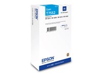 Epson T7552 - XL - cyan - original - bläckpatron C13T75524N