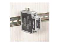 Black Box DIN Rail RS-232/RS-485 <-> Fiber Driver - short-haul-modem MED100A