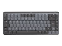 Logitech Master Series MX Mechanical Mini - tangentbord - QWERTY - USA, internationellt - grafit Inmatningsenhet 920-010782