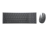 Dell Multi-Device KM7120W - sats med tangentbord och mus - isländsk - Titan gray Inmatningsenhet KM7120W-GY-ICE