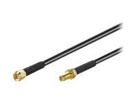 MicroConnect WLAN Extension Cable - antennförlängningskabel - 10 m - svart 51679