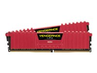 CORSAIR Vengeance LPX - DDR4 - sats - 32 GB: 2 x 16 GB - DIMM 288-pin - 2666 MHz / PC4-21300 - ej buffrad CMK32GX4M2A2666C16R