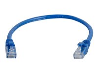 C2G Cat6 Booted Unshielded (UTP) Network Patch Cable - patch-kabel - 30 cm - blå 83384