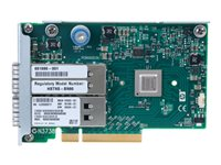 HPE InfiniBand FDR/EN 10/40Gb Dual Port 544QSFP - nätverksadapter - PCIe 3.0 x8 - 40Gb Ethernet / Infiniband FDR QSFP x 2 656089-001