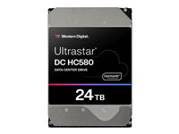 WD Ultrastar DC HC580 WUH722424ALE6L4 - hårddisk - 24 TB - SATA 6Gb/s 0F62796