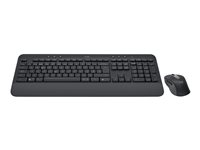 Logitech Signature MK650 Combo for Business - sats med tangentbord och mus - AZERTY - belgisk - grafit Inmatningsenhet 920-011001