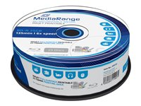 MediaRange - BD-R x 25 - 25 GB - lagringsmedier MR515