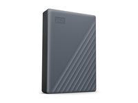 WD My Passport WDBY3J0060BGY - hårddisk - 6 TB - USB 3.2 Gen 1 WDBY3J0060BGY-WESN