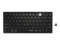 Kensington Multi-Device Dual Wireless Compact Keyboard - tangentbord - tysk - svart Inmatningsenhet K75502DE