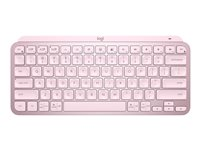 Logitech MX Keys Mini - tangentbord - QWERTY - brittisk - rosa Inmatningsenhet 920-010497