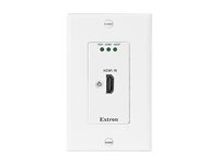 Extron XTP T HWP 101 4K HDMI Transmitter - Decorator-Style Wallplate - förlängd räckvidd för audio/video 60-1611-13