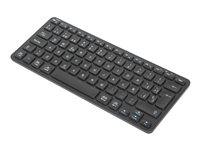 Targus - tangentbord - multi-device compact - QWERTY - spansk - svart Inmatningsenhet AKB862ES