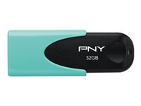 PNY Attaché 4 - USB flash-enhet - 32 GB FD32GATT4PAS1KA-EF