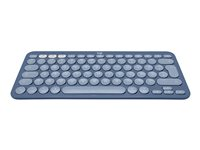 Logitech K380 Multi-Device Bluetooth Keyboard for Mac - tangentbord - QWERTZ - tysk - blåbär Inmatningsenhet 920-011173