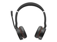 Jabra Evolve 75 SE MS Stereo - headset - med laddningsställ 7599-842-199