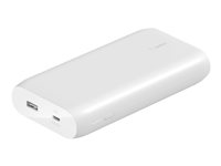 Belkin BoostCharge strömförsörjningsbank - USB, 24 pin USB-C - 30 Watt BPB002BTWT