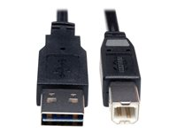 Eaton Tripp Lite Series Universal Reversible USB 2.0 Cable (Reversible A to B M/M), 10 ft. (3.05 m) - USB-kabel - USB till USB typ B - 3.05 m UR022-010