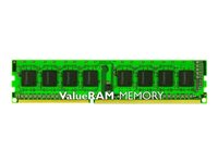 Kingston ValueRAM - DDR3 - modul - 2 GB - DIMM 240-pin - 1333 MHz / PC3-10600 - ej buffrad KVR13N9S6/2