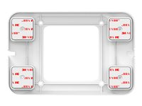 Compulocks Universal Invisible Mount Plate monteringskomponent - för notebook - vit SMP01W