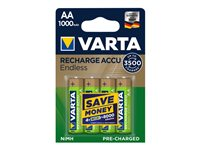 Varta Recharge Accu Endless 56666 batteri - 4 x AA-typ - NiMH 56666101404