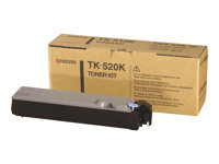 Kyocera TK 520K - svart - original - tonerkassett TK520K