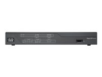 Cisco 886VA Secure Router with VDSL2/ADSL2+ over ISDN - router - ISDN/DSL - skrivbordsmodell CISCO886VA-SEC-K9