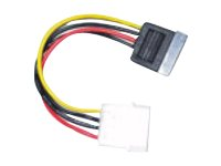 MicroConnect - strömadapter - 4 pin intern effekt till SATA-ström PI01082