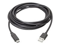 Eaton Tripp Lite Series USB-A to USB-C Cable, USB 2.0, 3A Rating, USB-IF Certified, (M/M), 13 ft. (3.96 m) - USB typ C-kabel - USB typ A till 24 pin USB-C - 3.96 m U038-C13