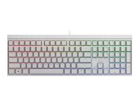 CHERRY MX 2.0S - tangentbord - QWERTY - europeiska - vit Inmatningsenhet G80-3821LSBEU-0