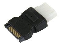 StarTech.com SATA till LP4- strömkabeladapter - F/M - strömadapter - SATA-ström till 4 pin intern effekt LP4SATAFM