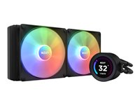 NZXT Kraken Elite 280 RGB - kylsystem med vätska till processorn - med LCD-display RL-KR28E-B1