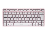 CHERRY KW 7100 MINI BT - tangentbord - AZERTY - fransk Inmatningsenhet JK-7100FR-19