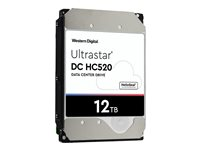 WD Ultrastar DC HC520 HUH721212ALN600 - hårddisk - 12 TB - SATA 6Gb/s 0F30141