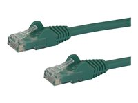 StarTech.com 10m CAT6 Ethernet Cable, 10 Gigabit Snagless RJ45 650MHz 100W PoE Patch Cord, CAT 6 10GbE UTP Network Cable w/Strain Relief, Green, Fluke Tested/Wiring is UL Certified/TIA - Category 6 - 24AWG (N6PATC10MGN) - patch-kabel - 10 m - grön N6PATC10MGN