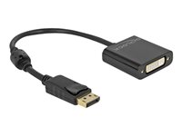 Delock - videokort - DisplayPort till DVI-I - 20 cm 63482