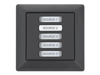 Extron Audio Control Panel ACP 105 EU knappsats - svart, vit 60-1860-31