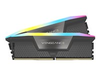 CORSAIR Vengeance RGB - DDR5 - sats - 64 GB: 2 x 32 GB - DIMM 288-pin - 5600 MHz / PC5-44800 CMH64GX5M2B5600Z40K