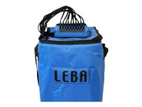 LEBA NoteBag - axelremsväska för 10 surfplattor NB2-10T-BL-UB-J-SC