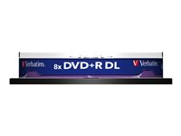 Verbatim - DVD+R DL x 10 - 8.5 GB - lagringsmedier 43666