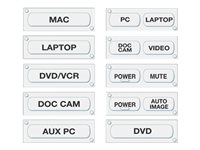 Extron MLC 62 - button kit för fjärrkontroll 70-728-01