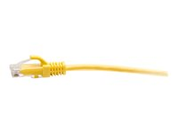 C2G 10ft (3m) Cat6a Snagless Unshielded (UTP) Slim Ethernet Network Patch Cable - Yellow - patch-kabel - 3 m - gul C2G30171