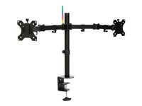 Kensington SmartFit Ergo Dual Extended Monitor Arm monteringssats - justerbar arm - för 2 monitorer - svart K55409WW