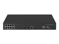 HPE Networking Comware 5120v3 8G PoE+ 2 SFP Switch - Campus - switch - 8 portar - Administrerad - rackmonterbar S0F79A