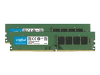 Crucial - DDR4 - sats - 32 GB: 2 x 16 GB - DIMM 288-pin - 3200 MHz / PC4-25600 - ej buffrad CT2K16G4DFRA32A