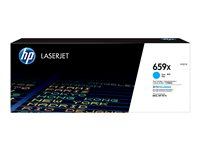 HP 659X - cyan - original - LaserJet - tonerkassett (W2011X) W2011X