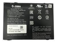 Zebra - batteri för surfplatta - Li-pol - 9660 mAh - 37.1 Wh BTRY-ET5X-10IN5-01