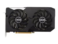 ASUS DUAL-RX6600-8G - grafikkort - Radeon RX 6600 - 8 GB 90YV0GP0-M0NA00