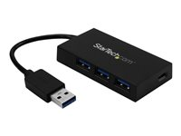 StarTech.com USB-hubb med 4 portar - USB 3.0 - USB-A till 3x USB-A och 1x USB-C - hubb - 4 portar HB30A3A1CFB