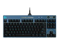 Logitech G PRO X League of Legends Edition - tangentbord - QWERTZ - tysk Inmatningsenhet 920-010534